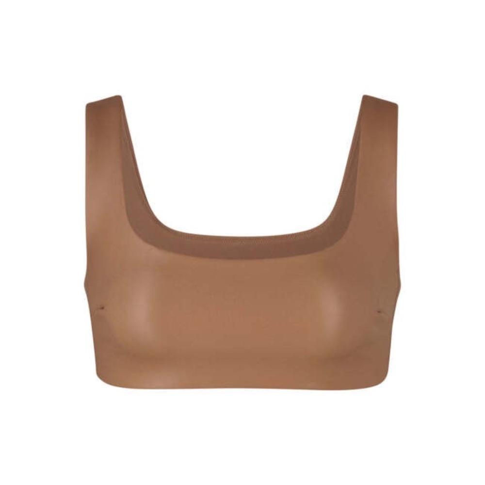 Skims- NWT Faux Leather Bralette Size 3X in SIENNA